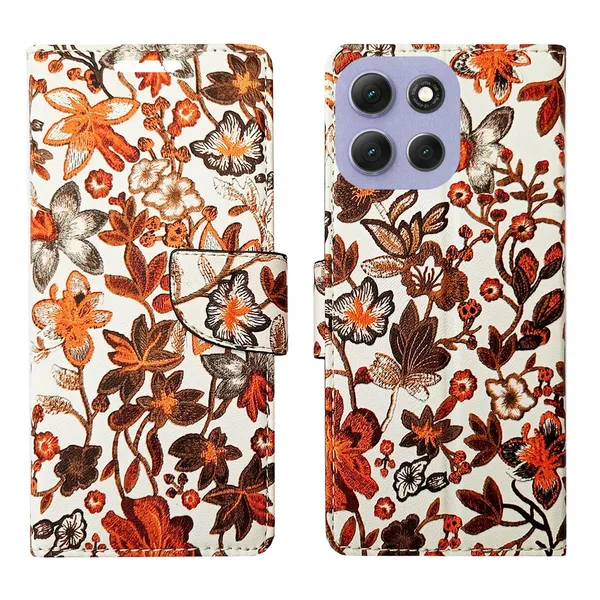 Orange_Pattern_Flip_Cover_for_Moto_G86_Power_5G|_Leather_Finish|Shock_Proof|Magnetic_Clouser_Compatible_with_Moto_G86_Power_5G_(Orange)
