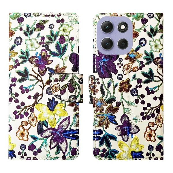 Purple_Pattern_Flip_Cover_for_Moto_G86_Power_5G|_Leather_Finish|Shock_Proof|Magnetic_Clouser_Compatible_with_Moto_G86_Power_5G_(Purple)