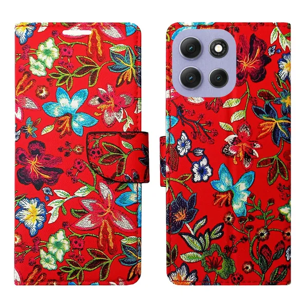 Red_Pattern_Flip_Cover_for_Moto_G86_Power_5G|_Leather_Finish|Shock_Proof|Magnetic_Clouser_Compatible_with_Moto_G86_Power_5G_(Red)