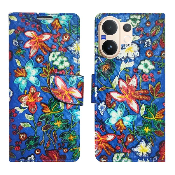 Blue_Pattern_Flip_Cover_for_Vivo_V60_5G|_Leather_Finish|Shock_Proof|Magnetic_Clouser_Compatible_with_Vivo_V60_5G_(Blue)