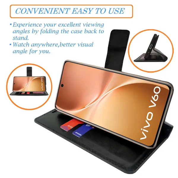 Brown_Tower_Flip_Cover_for_Vivo_V60_5G|_Leather_Finish|Shock_Proof|Magnetic_Clouser_Compatible_with_Vivo_V60_5G_(Brown)