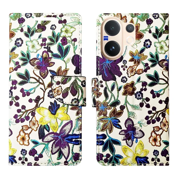 Purple_Pattern_Flip_Cover_for_Vivo_V60_5G|_Leather_Finish|Shock_Proof|Magnetic_Clouser_Compatible_with_Vivo_V60_5G_(Purple)