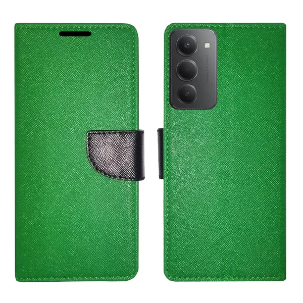 Green_MRC_Flip_Cover_for_Redmi_15_5G|_Leather_Finish|Shock_Proof|Magnetic_Clouser_Compatible_with_Redmi_15_5G_(Green)