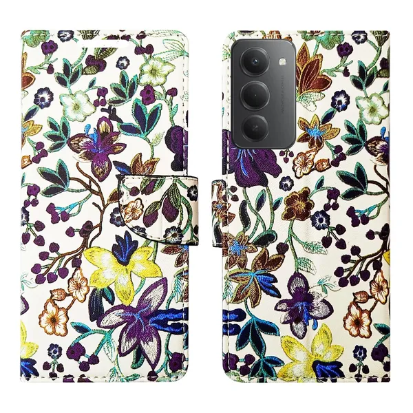 Purple_Pattern_Flip_Cover_for_Redmi_15_5G|_Leather_Finish|Shock_Proof|Magnetic_Clouser_Compatible_with_Redmi_15_5G_(Purple)
