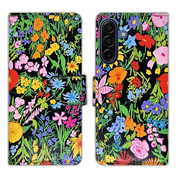 Black_Ghibli_Flip_Cover_for_Samsung_A17_5G|_Leather_Finish|Shock_Proof|Magnetic_Clouser_Compatible_with_Samsung_A17_5G_(Black)