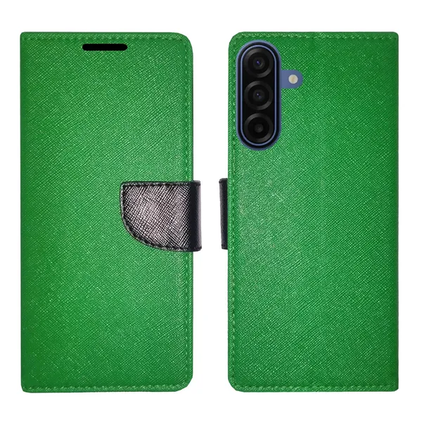 Green_MRC_Flip_Cover_for_Samsung_A17_5G|_Leather_Finish|Shock_Proof|Magnetic_Clouser_Compatible_with_Samsung_A17_5G_(Green)