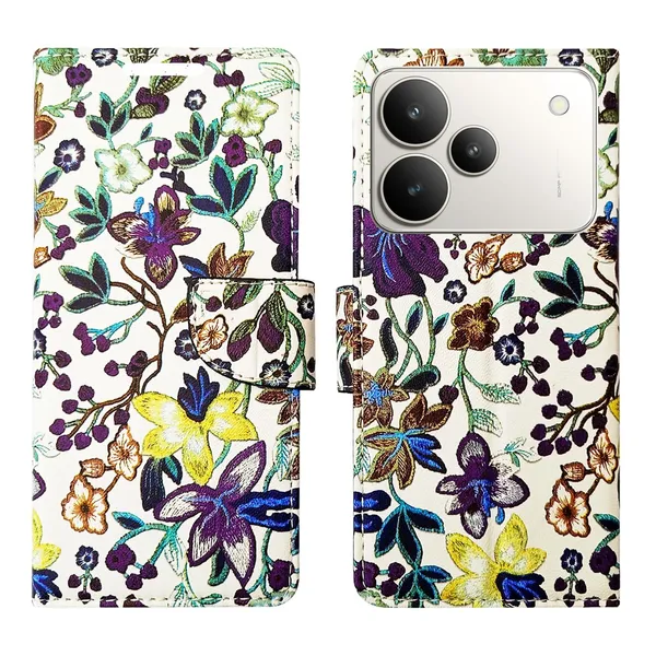 Purple_Pattern_Flip_Cover_for_Realme_P4_5G|_Leather_Finish|Shock_Proof|Magnetic_Clouser_Compatible_with_Realme_P4_5G_(Purple)