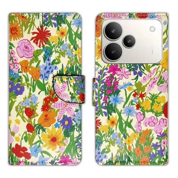 Yellow_Ghibli_Flip_Cover_for_Realme_P4_5G|_Leather_Finish|Shock_Proof|Magnetic_Clouser_Compatible_with_Realme_P4_5G_(Yellow)