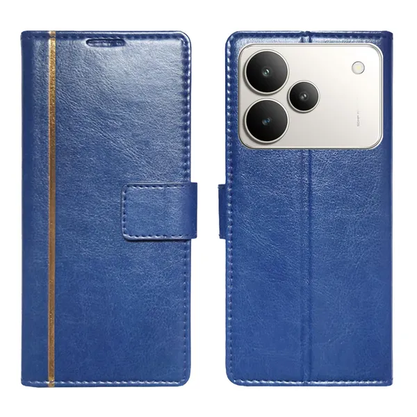 Blue_GP_Flip_Cover_for_Realme_P4_5G|_Leather_Finish|Shock_Proof|Magnetic_Clouser_Compatible_with_Realme_P4_5G_(Blue)