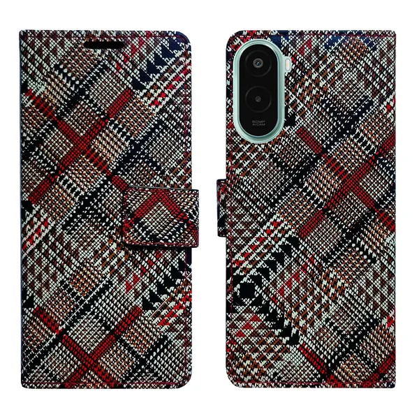 Check_Flip_Cover_for_Poco_M7_Plus_5G|_Leather_Finish|Shock_Proof|Magnetic_Clouser_Compatible_with_Poco_M7_Plus_5G_(Multicolor)