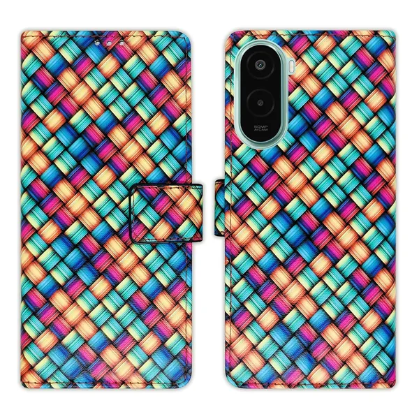 Mat_Mix_Flip_Cover_for_Poco_M7_Plus_5G|_Leather_Finish|Shock_Proof|Magnetic_Clouser_Compatible_with_Poco_M7_Plus_5G_(Multicolor)