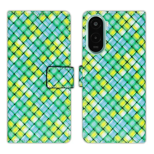 Mat_Green_Flip_Cover_for_Poco_M7_Plus_5G|_Leather_Finish|Shock_Proof|Magnetic_Clouser_Compatible_with_Poco_M7_Plus_5G_(Green)