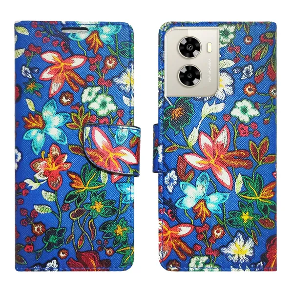 Blue_Pattern_Flip_Cover_for_Lava_Dragon_5G|_Leather_Finish|Shock_Proof|Magnetic_Clouser_Compatible_with_Lava_Dragon_5G_(Blue)