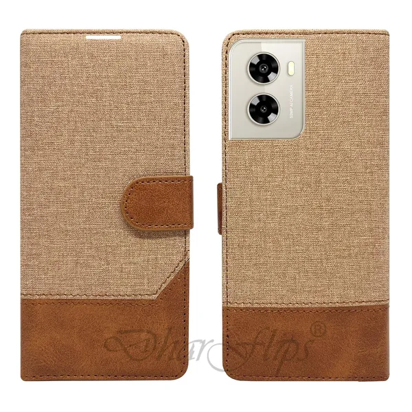 Khadi_Yellow_Flip_Cover_for_Lava_Dragon_5G|_Leather_Finish|Shock_Proof|Magnetic_Clouser_Compatible_with_Lava_Dragon_5G_(Yellow)