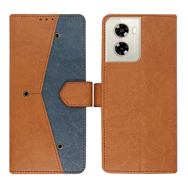 Kite_Brown_Flip_Cover_for_Lava_Dragon_5G|_Leather_Finish|Shock_Proof|Magnetic_Clouser_Compatible_with_Lava_Dragon_5G_(Brown)