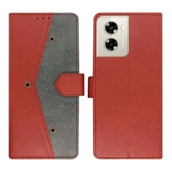 Kite_Red_Flip_Cover_for_Lava_Dragon_5G|_Leather_Finish|Shock_Proof|Magnetic_Clouser_Compatible_with_Lava_Dragon_5G_(Red)