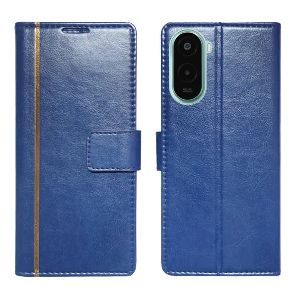 Blue_GP_Flip_Cover_for_Lava_Dragon_5G|_Leather_Finish|Shock_Proof|Magnetic_Clouser_Compatible_with_Lava_Dragon_5G_(Blue)