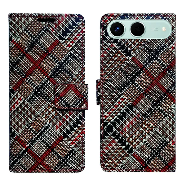 Check_Flip_Cover_for_Tecno_Spark_Go_5G|_Leather_Finish|Shock_Proof|Magnetic_Clouser_Compatible_with_Tecno_Spark_Go_5G_(Multicolor)
