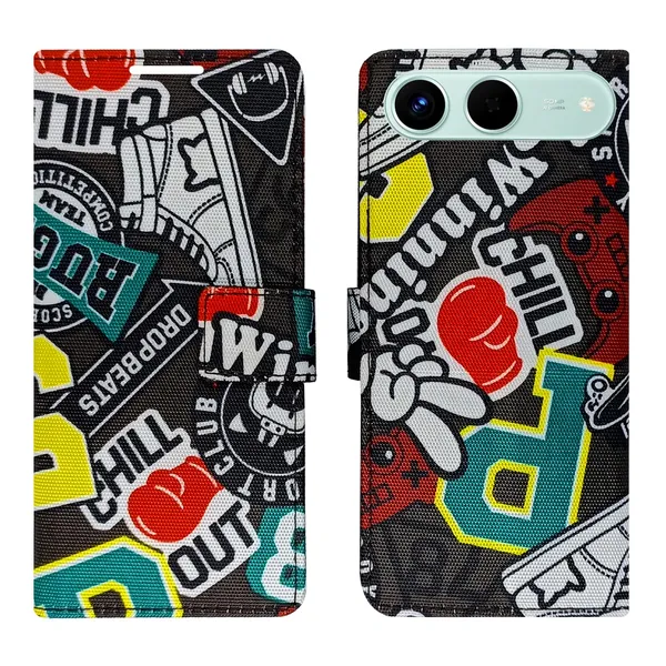 Chill_Black_Flip_Cover_for_Tecno_Spark_Go_5G|_Leather_Finish|Shock_Proof|Magnetic_Clouser_Compatible_with_Tecno_Spark_Go_5G_(Black)
