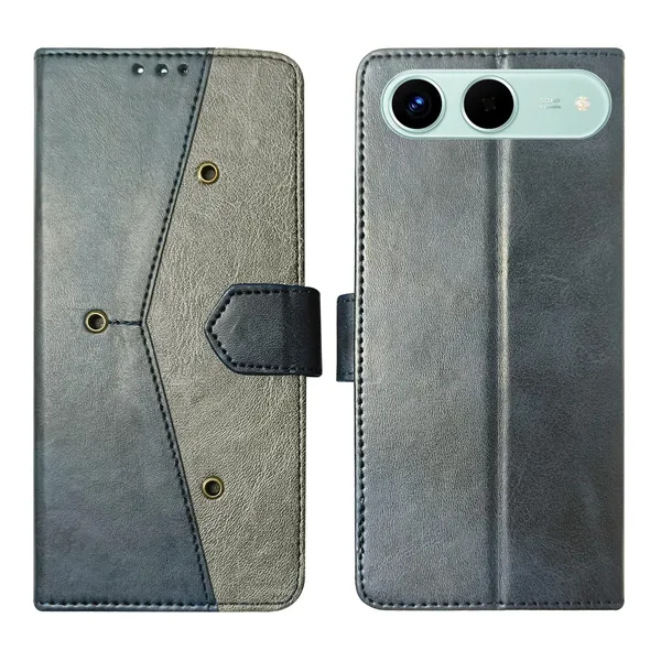 Kite_Blue_Flip_Cover_for_Tecno_Spark_Go_5G|_Leather_Finish|Shock_Proof|Magnetic_Clouser_Compatible_with_Tecno_Spark_Go_5G_(Blue)