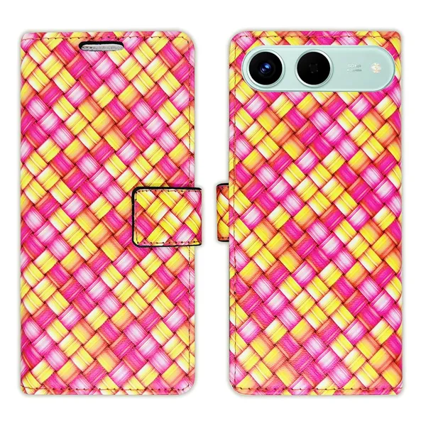 Mat_Pink_Flip_Cover_for_Tecno_Spark_Go_5G|_Leather_Finish|Shock_Proof|Magnetic_Clouser_Compatible_with_Tecno_Spark_Go_5G_(Pink)