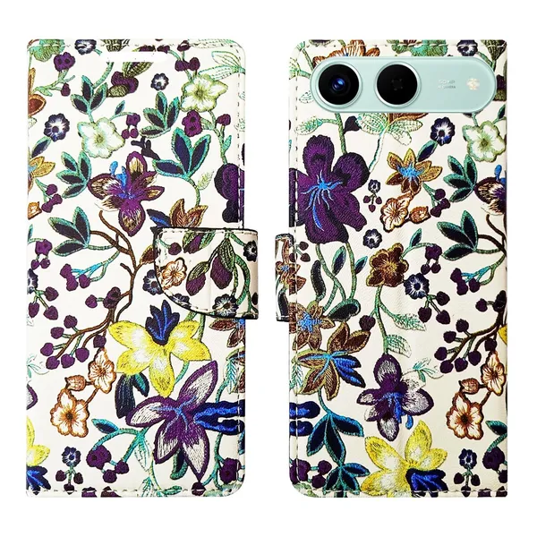 Purple_Pattern_Flip_Cover_for_Tecno_Spark_Go_5G|_Leather_Finish|Shock_Proof|Magnetic_Clouser_Compatible_with_Tecno_Spark_Go_5G_(Purple)