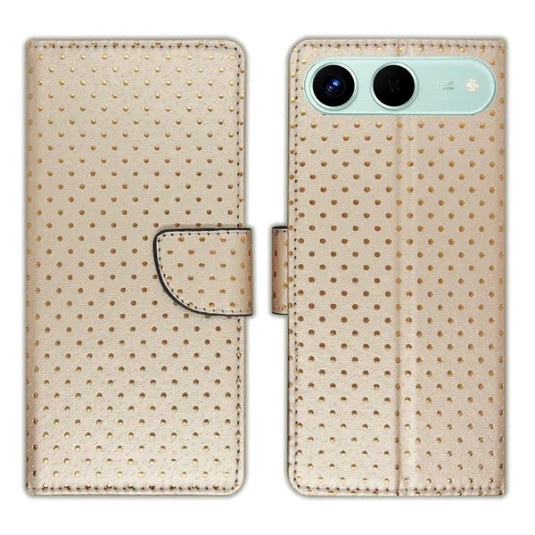 Skin_Dot_Flip_Cover_for_Tecno_Spark_Go_5G|_Leather_Finish|Shock_Proof|Magnetic_Clouser_Compatible_with_Tecno_Spark_Go_5G_(Brown)