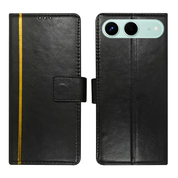 Black_GP_Flip_Cover_for_Tecno_Spark_Go_5G|_Leather_Finish|Shock_Proof|Magnetic_Clouser_Compatible_with_Tecno_Spark_Go_5G_(Black)