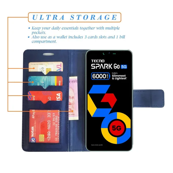Blue_GP_Flip_Cover_for_Tecno_Spark_Go_5G|_Leather_Finish|Shock_Proof|Magnetic_Clouser_Compatible_with_Tecno_Spark_Go_5G_(Blue)
