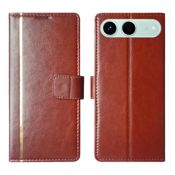 Brown_GP_Flip_Cover_for_Tecno_Spark_Go_5G|_Leather_Finish|Shock_Proof|Magnetic_Clouser_Compatible_with_Tecno_Spark_Go_5G_(Brown)