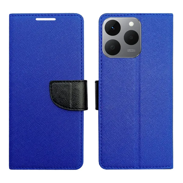 Blue_MRC_Flip_Cover_for_Realme_15T_5G|_Leather_Finish|Shock_Proof|Magnetic_Clouser_Compatible_with_Realme_15T_5G_(Blue)
