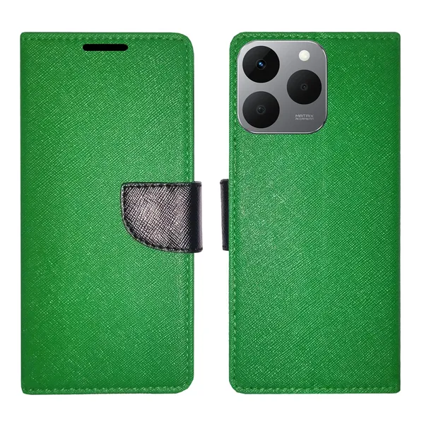Green_MRC_Flip_Cover_for_Realme_15T_5G|_Leather_Finish|Shock_Proof|Magnetic_Clouser_Compatible_with_Realme_15T_5G_(Green)
