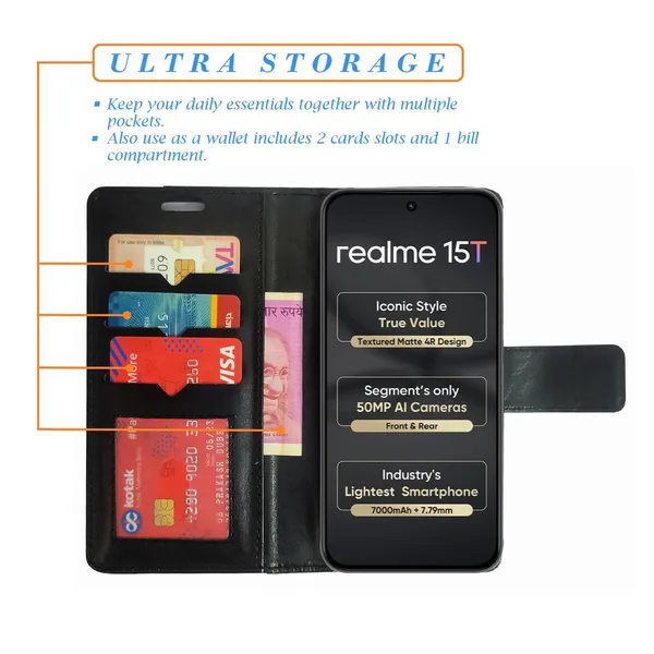 Black_GP_Flip_Cover_for_Realme_15T_5G|_Leather_Finish|Shock_Proof|Magnetic_Clouser_Compatible_with_Realme_15T_5G_(Black)