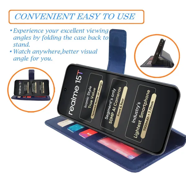 Blue_GP_Flip_Cover_for_Realme_15T_5G|_Leather_Finish|Shock_Proof|Magnetic_Clouser_Compatible_with_Realme_15T_5G_(Blue)
