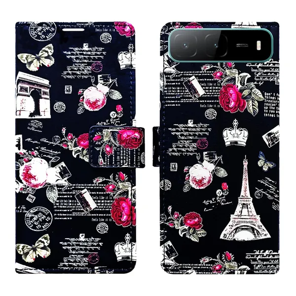 Black_Tower_Flip_Cover_for_Infinix_Hot_60i_5G|_Leather_Finish|Shock_Proof|Magnetic_Clouser_Compatible_with_Infinix_Hot_60i_5G_(Black)
