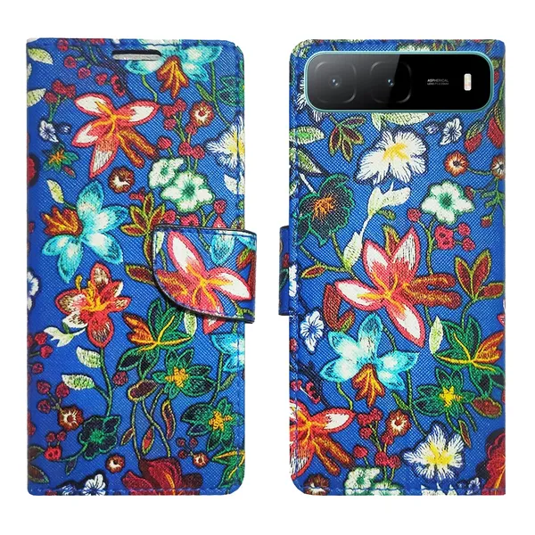 Blue_Pattern_Flip_Cover_for_Infinix_Hot_60i_5G|_Leather_Finish|Shock_Proof|Magnetic_Clouser_Compatible_with_Infinix_Hot_60i_5G_(Blue)