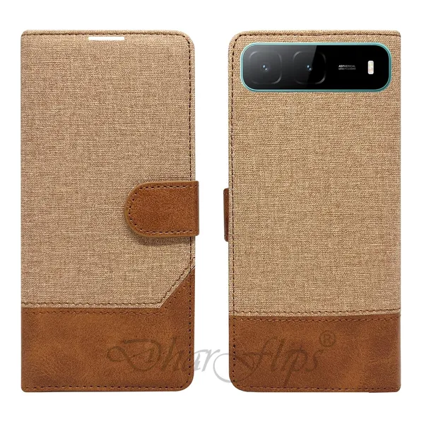 Khadi_Yellow_Flip_Cover_for_Infinix_Hot_60i_5G|_Leather_Finish|Shock_Proof|Magnetic_Clouser_Compatible_with_Infinix_Hot_60i_5G_(Yellow)