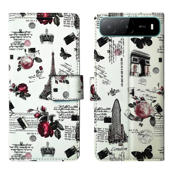 White_Tower_Flip_Cover_for_Infinix_Hot_60i_5G|_Leather_Finish|Shock_Proof|Magnetic_Clouser_Compatible_with_Infinix_Hot_60i_5G_(White)
