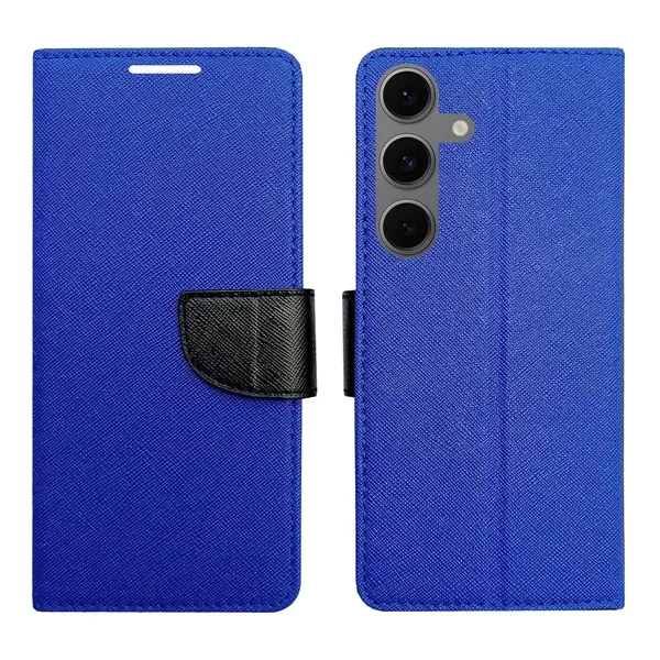 Blue_MRC_Flip_Cover_for_Samsung_S24_FE_5G|_Leather_Finish|Shock_Proof|Magnetic_Clouser_Compatible_with_Samsung_S24_FE_5G_(Blue)