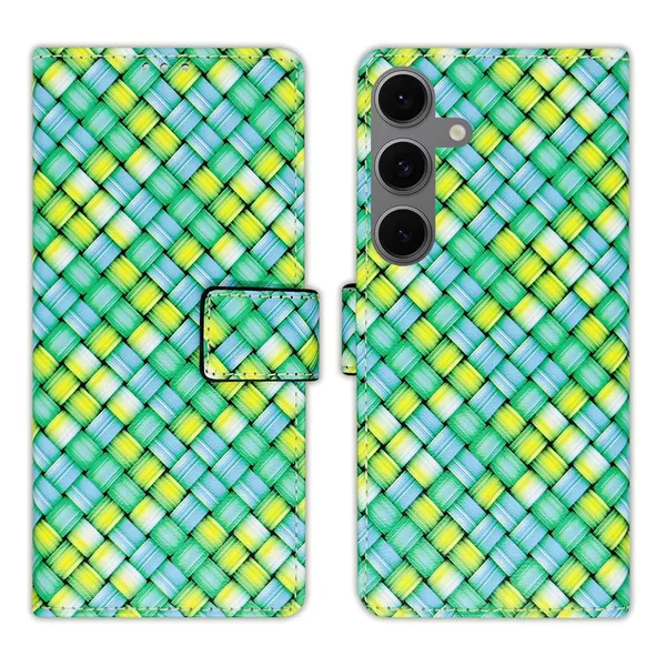 Mat_Green_Flip_Cover_for_Samsung_S24_FE_5G|_Leather_Finish|Shock_Proof|Magnetic_Clouser_Compatible_with_Samsung_S24_FE_5G_(Green)