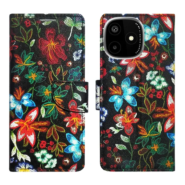Black_Pattern_Flip_Cover_for_Lava_Play_Ultra_5G|_Leather_Finish|Shock_Proof|Magnetic_Clouser_Compatible_with_Lava_Play_Ultra_5G_(Black)