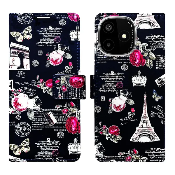 Black_Tower_Flip_Cover_for_Lava_Play_Ultra_5G|_Leather_Finish|Shock_Proof|Magnetic_Clouser_Compatible_with_Lava_Play_Ultra_5G_(Black)