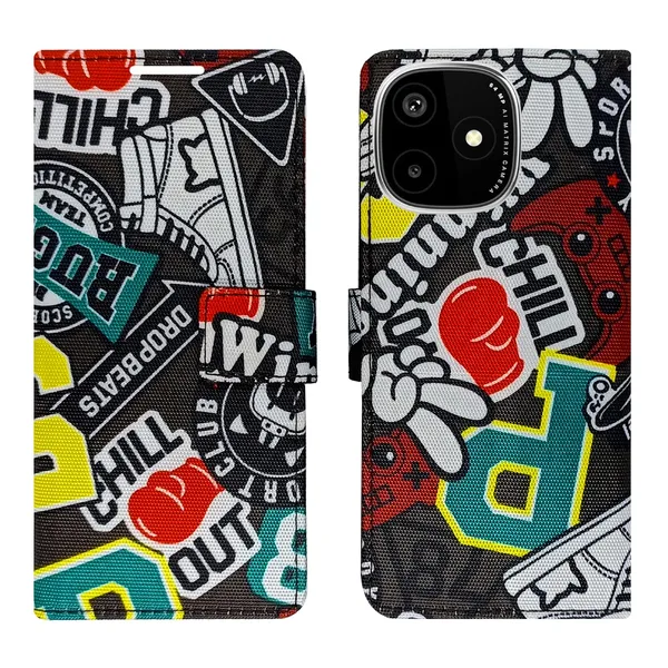 Chill_Black_Flip_Cover_for_Lava_Play_Ultra_5G|_Leather_Finish|Shock_Proof|Magnetic_Clouser_Compatible_with_Lava_Play_Ultra_5G_(Black)