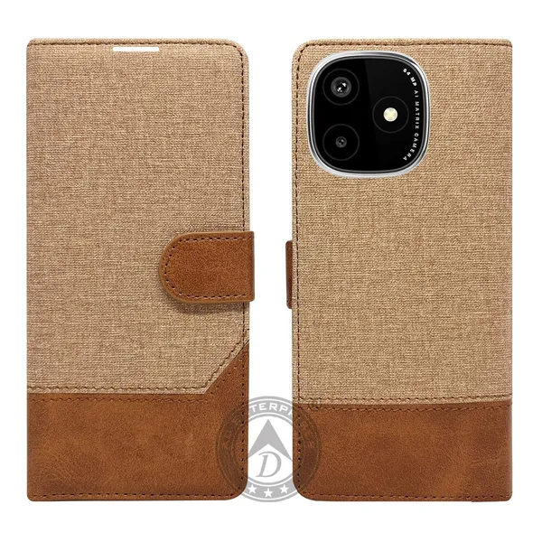 Khadi_Yellow_Flip_Cover_for_Lava_Play_Ultra_5G|_Leather_Finish|Shock_Proof|Magnetic_Clouser_Compatible_with_Lava_Play_Ultra_5G_(Yellow)
