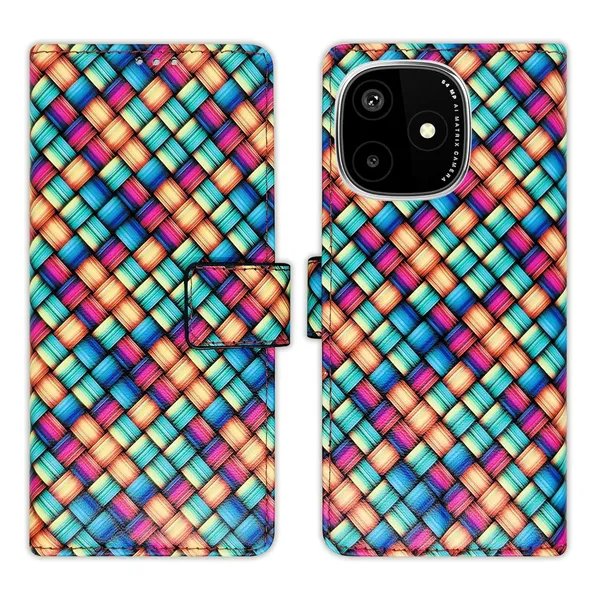 Mat_Mix_Flip_Cover_for_Lava_Play_Ultra_5G|_Leather_Finish|Shock_Proof|Magnetic_Clouser_Compatible_with_Lava_Play_Ultra_5G_(Multicolor)