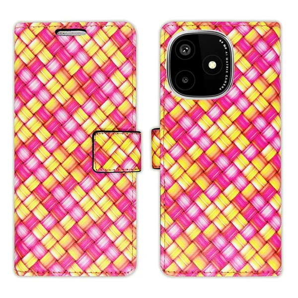 Mat_Pink_Flip_Cover_for_Lava_Play_Ultra_5G|_Leather_Finish|Shock_Proof|Magnetic_Clouser_Compatible_with_Lava_Play_Ultra_5G_(Pink)
