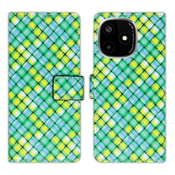 Mat_Green_Flip_Cover_for_Lava_Play_Ultra_5G|_Leather_Finish|Shock_Proof|Magnetic_Clouser_Compatible_with_Lava_Play_Ultra_5G_(Green)