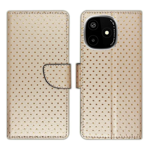 Skin_Dot_Flip_Cover_for_Lava_Play_Ultra_5G|_Leather_Finish|Shock_Proof|Magnetic_Clouser_Compatible_with_Lava_Play_Ultra_5G_(Brown)