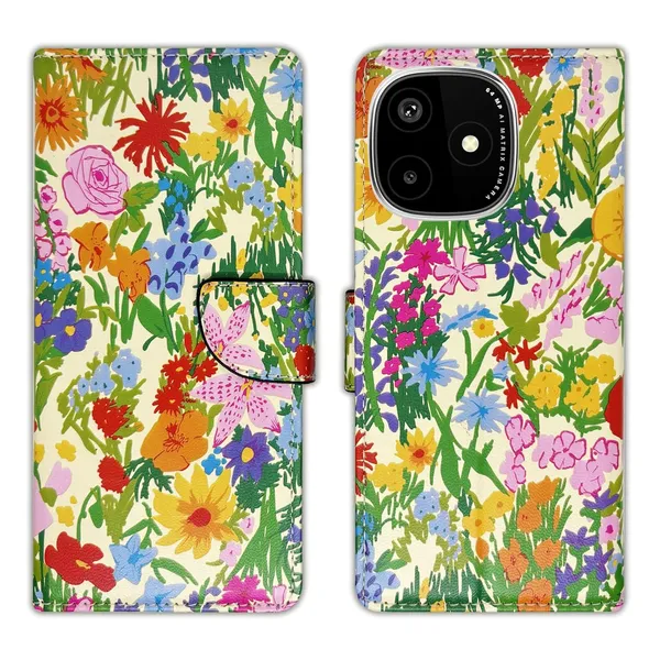 Yellow_Ghibli_Flip_Cover_for_Lava_Play_Ultra_5G|_Leather_Finish|Shock_Proof|Magnetic_Clouser_Compatible_with_Lava_Play_Ultra_5G_(Yellow)