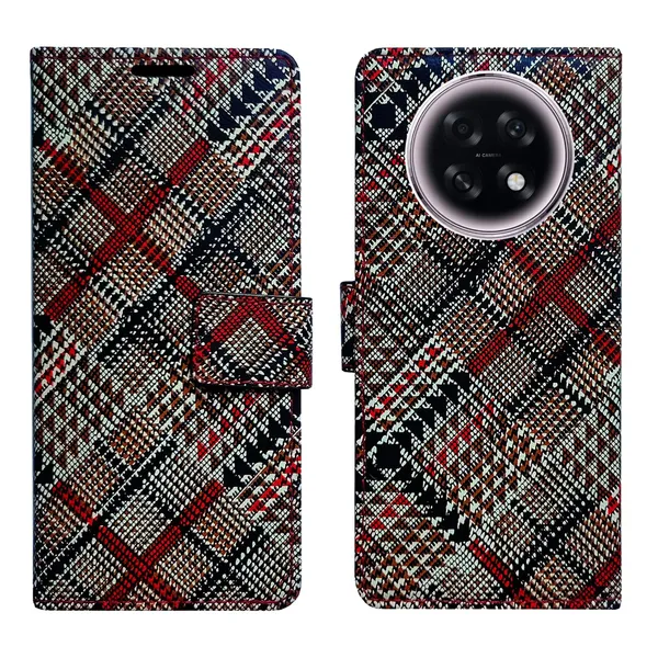 Check_Flip_Cover_for_Oppo_F31_Pro_Plus_5G|_Leather_Finish|Shock_Proof|Magnetic_Clouser_Compatible_with_Oppo_F31_Pro_Plus_5G_(Multicolor)